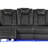 Power Reclining Sofa With Faux Leather, Adjustable Headrests, And Ambient LED Lighting For Ultimate Comfort And Style.-357436245