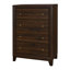Commode 4 tiroirs noyer