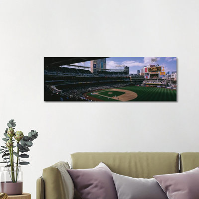 Cuba vs. Dominican Republic, World Baseball Classic, Petco Park, San Diego, California, USA 1 Piece Wrapped Canvas Panoramic Wall Art