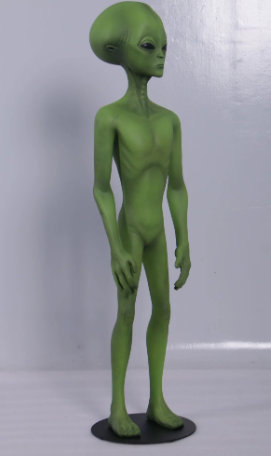 Statue de taille réelle Juriana Alien Roswell, Vert