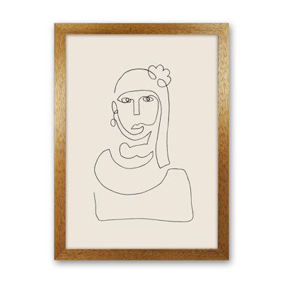 Picasso Line Bust - Print