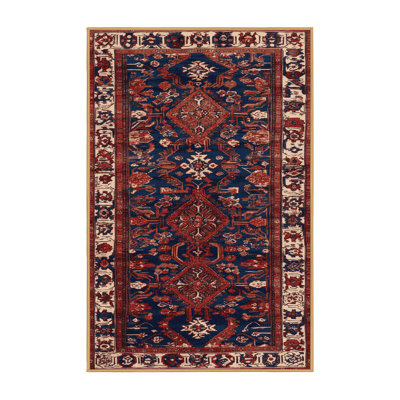 Tapis brun turc lavable à la machine