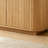 Sideboard Storage Cabinet TV Stand with wave pattern Buffet Cabinet Wooden-1333571068