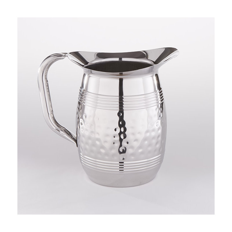Pichet, cloche, martelé, 68 oz.