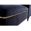Chaise longue en velours 58 "