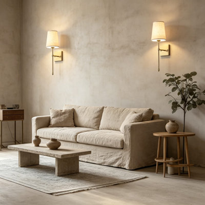 Ensemble d'appliques murales rechargeables à piles avec 2 lumières à intensité variable RVB avec télécommande, lampe murale sans fil 5000 mah pour une utilisation dans la chambre à coucher
