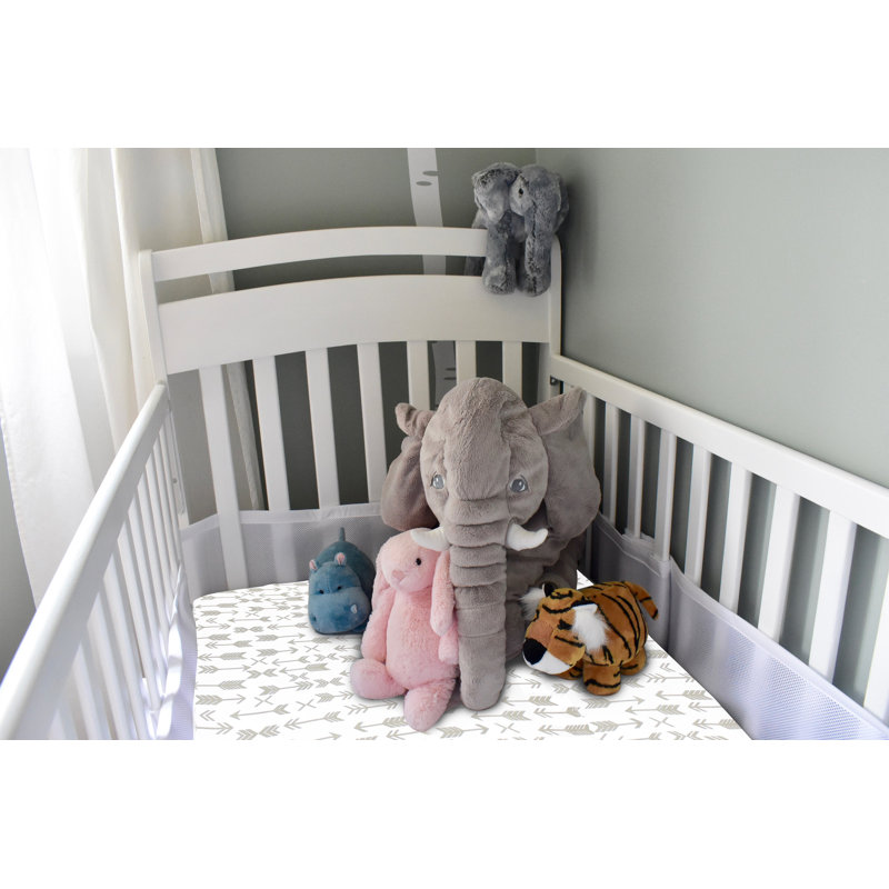 Mini draps-housses pour lit de bébé Brannan