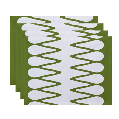 Ferrier Polyester Geometric Rectangle Placemat