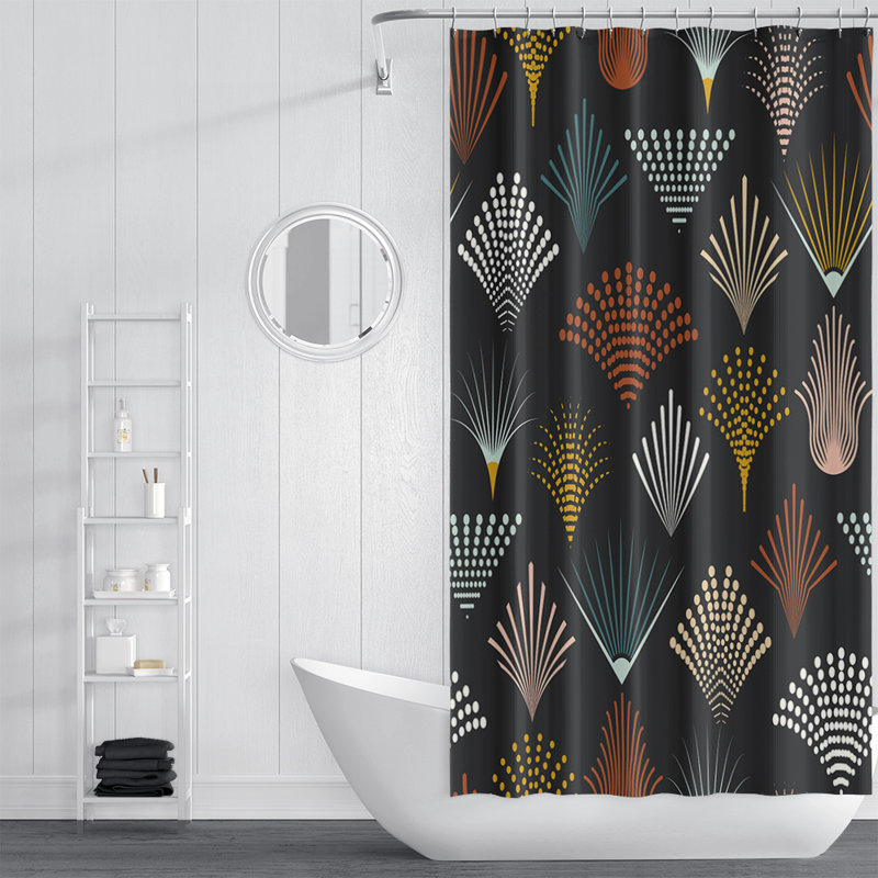 Rideau de douche simple, L 70 po x L 72 po