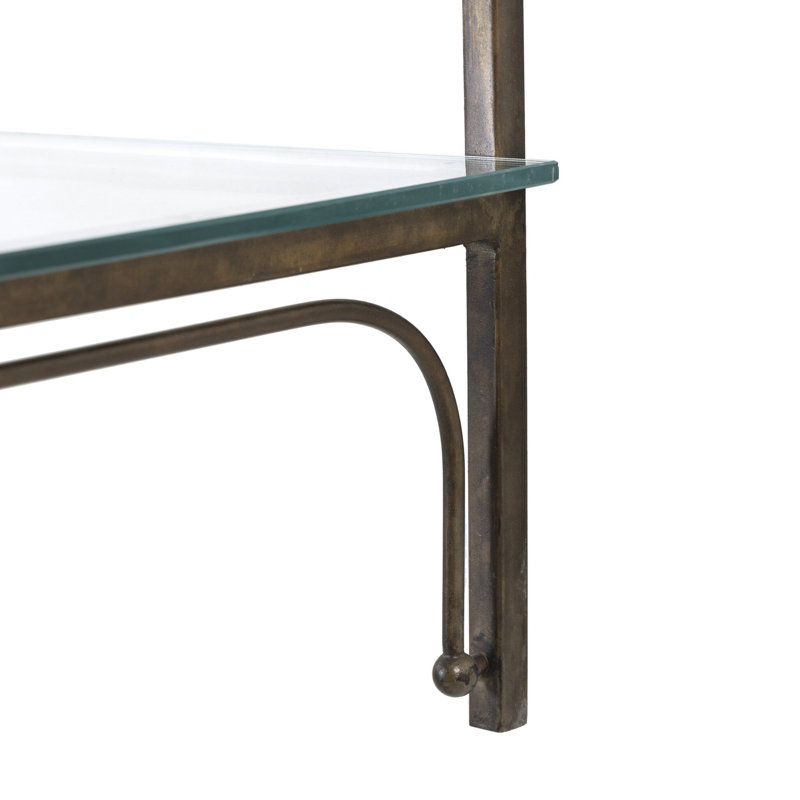 Romilly Shelves-Brushed Iron
