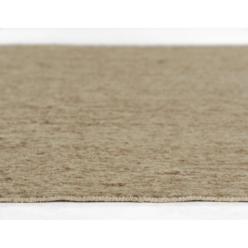 Pure Salt By Momeni Torquay Soumak Machine Weave Jute And Wool Natural Area Rug 6' X 6' Round, Brown, Runner 2'6" x 8'