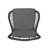 Fashionable Grey Seat Chair With Strong Iron Frame And Cleanable Pad Contemporary Stable Base Covering