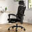 Mesh Office Chair With Footrest & Headrest-2108736606