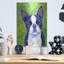 «Boston Terrier» par Rebecca Wang, art mural en métal-1116048412