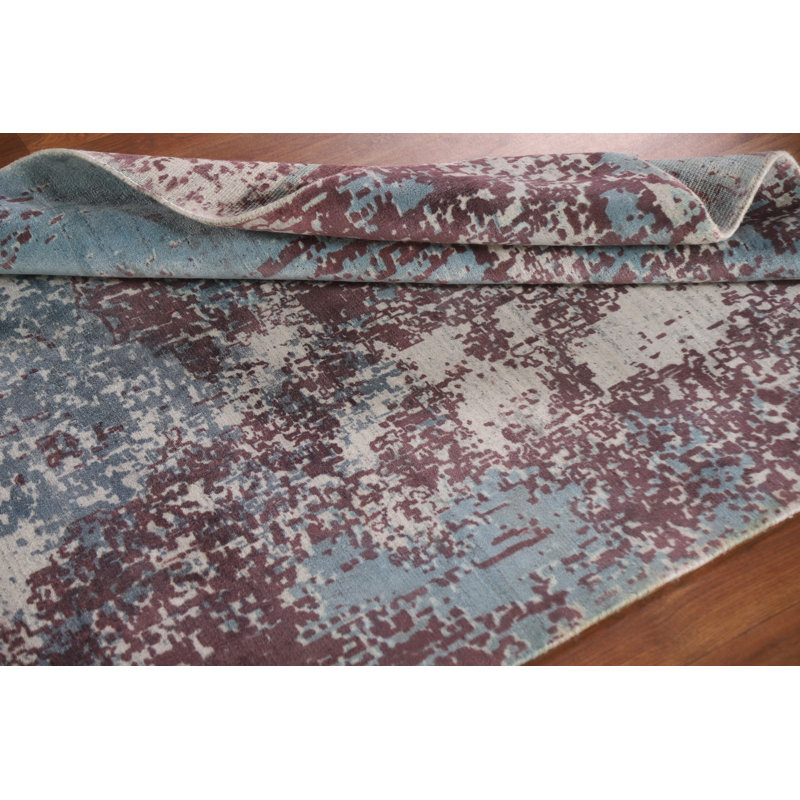 Modern Indian Abstract Rug 4x6