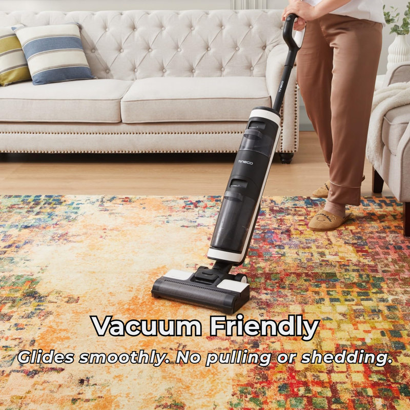 Traditional Heriz Cashmere-Feel Area Rug & Runner, Non-Slip Washable Living Room Carpet, Rectangle 40 x 60 cm