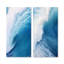 Blue Wave Blue Wonder - ensemble de 2 pièces d'art mural bord de mer-154750556-154750559