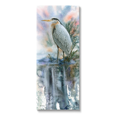 «Heron Bird Pond Water's Edge», art mural par Dave Bartholet