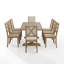 Table de salle à manger à tréteaux et chaises en bois Heymann-1875161147-1783467362