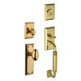 Fifth Avenue Handleset with Deadbolt and Door