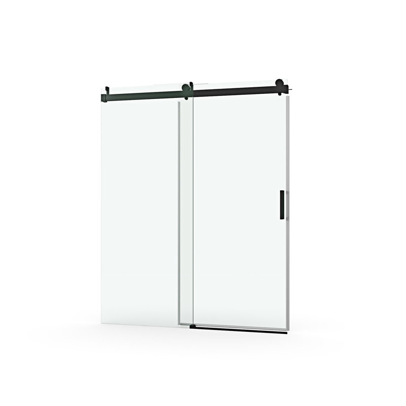 Frameless Soft-Closing Single Sliding Shower Door