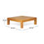 Ensemble de causeuse 3 pièces avec table basse, beige