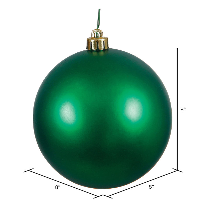 Babiole incassable, 8", Émeraude mat