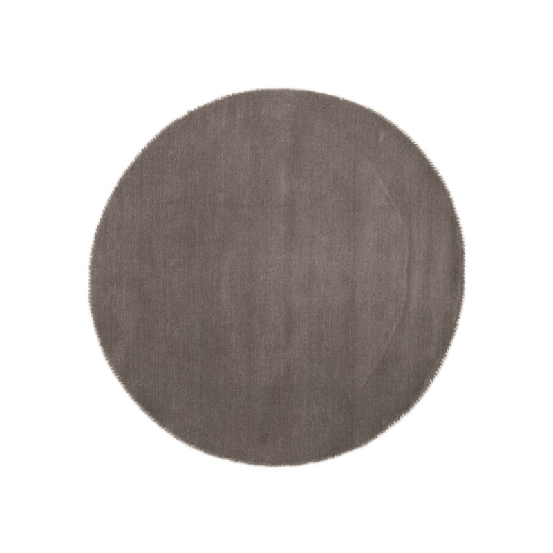 Wool Hand Woven Area Rug, in Grey, Approx. 60cm
