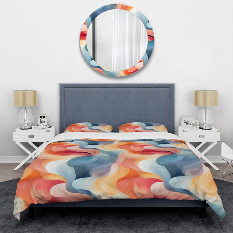Ensemble de housse de couette Soft Color, Housse de couette simple + 1 taie décorative stan