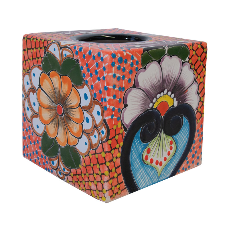 Couvercle de boîte à mouchoirs Talavera 