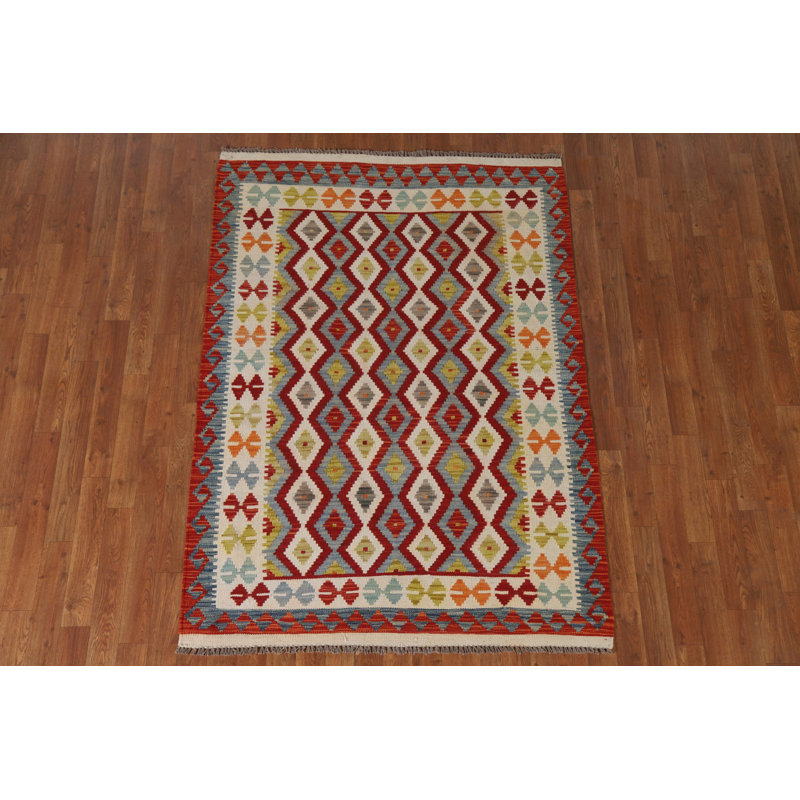 Tapis géométrique Kilim