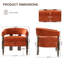 Barrel Upholstered Armchair-469052616