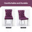 Chaise parsons en velours capitonné Joshanae-398206070