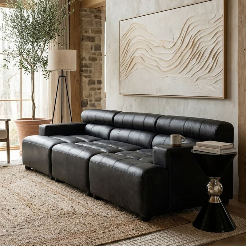 2 Seater Leather Sofa