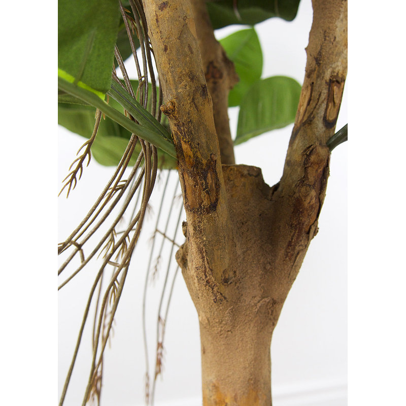 Ficus élastica artificiel vert de 67 po de hauteur