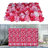 Artificial Roses Silk Flower Wall Panel Arrangement