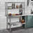 Express KitchQuip 32"H X 24" W X 12" D Stainless Steel Double Overshelf-88763343