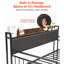 Structure en métal pour lit de jour avec couchette et configuration de charge, convertible en deux lits simples, idéale pour les petites chambres d'amis, espace de rangement confortable pour la tête de lit, qualité de fabrication rouille