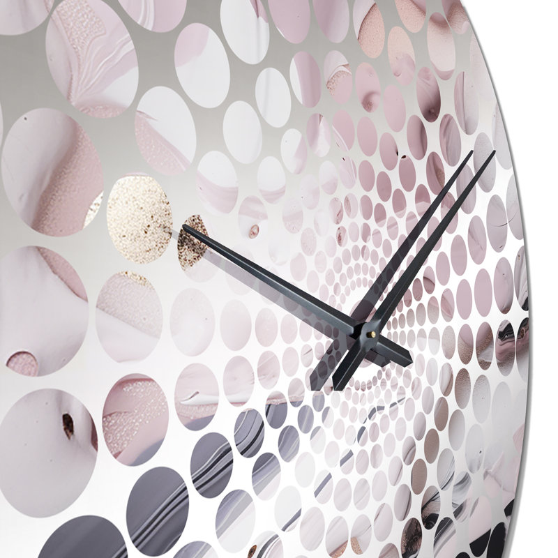 Allrud - Horloge murale abstraite en marbre, Petit