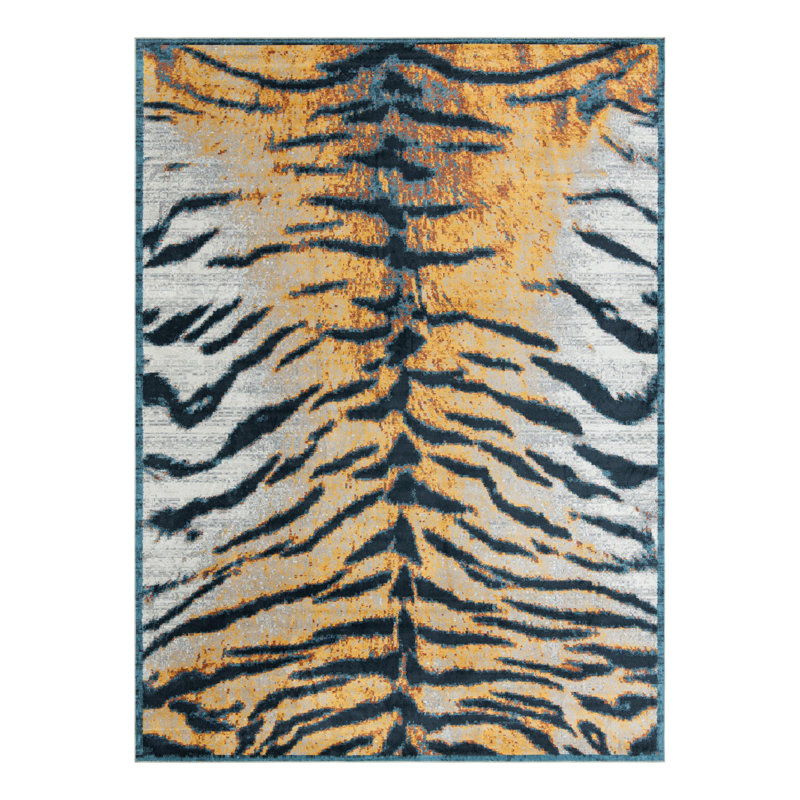 Animal Print Indoor Rug, Rectangle 10' x 14'1"