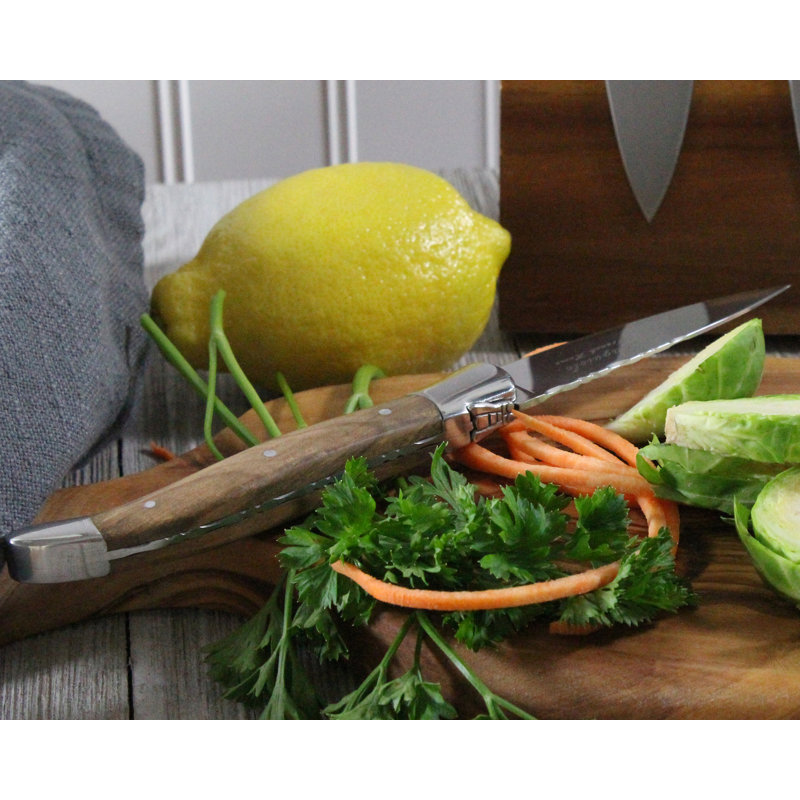 Laguiole 5 Piece Knife Set with Storage