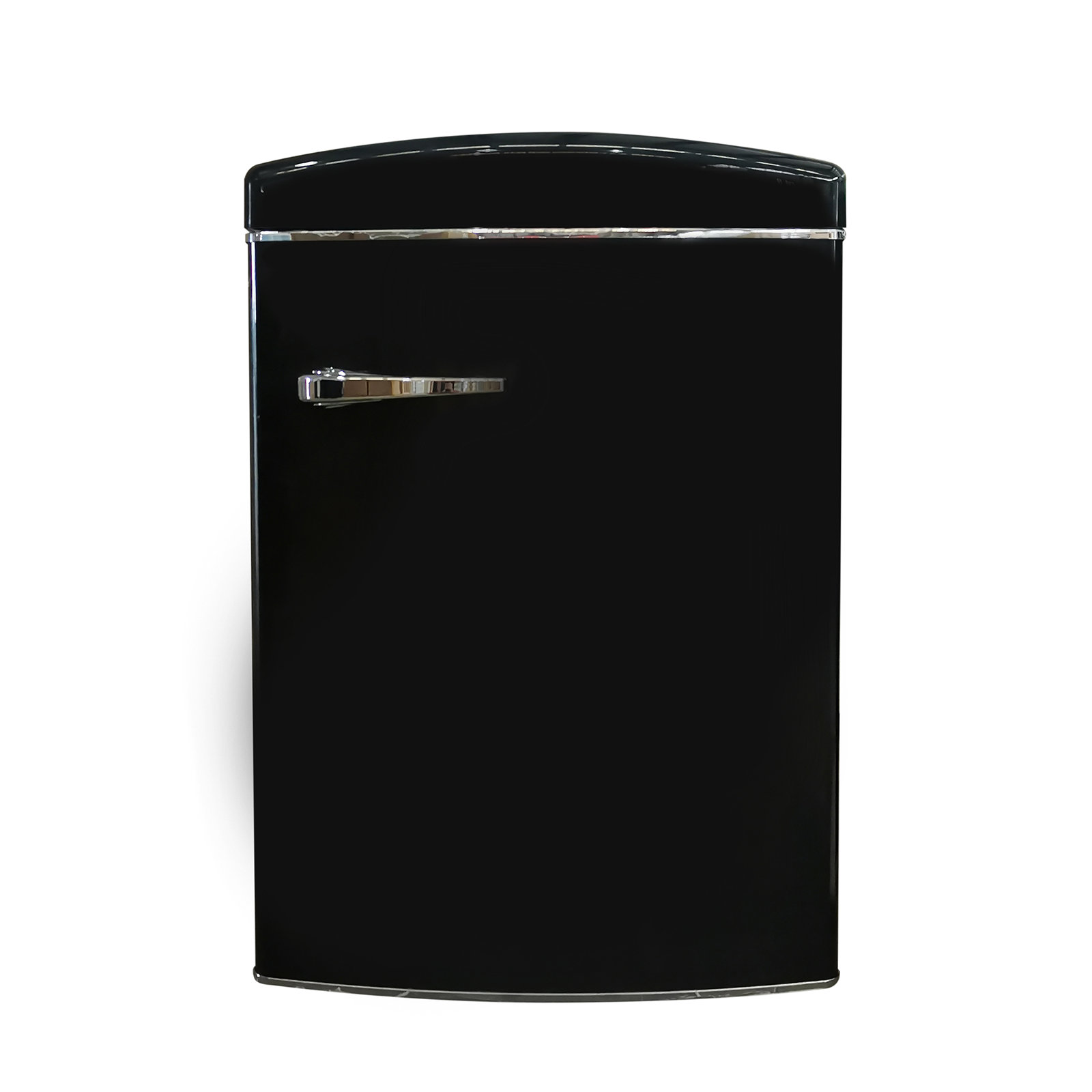 Conserv - 3.2 cu. ft. Retro Mini Refrigerator Convertible Freezer Frost Free 110V - Black | Fridge.com