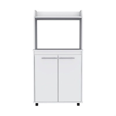 1-Shelf 2-Door Kitchen Pantry
