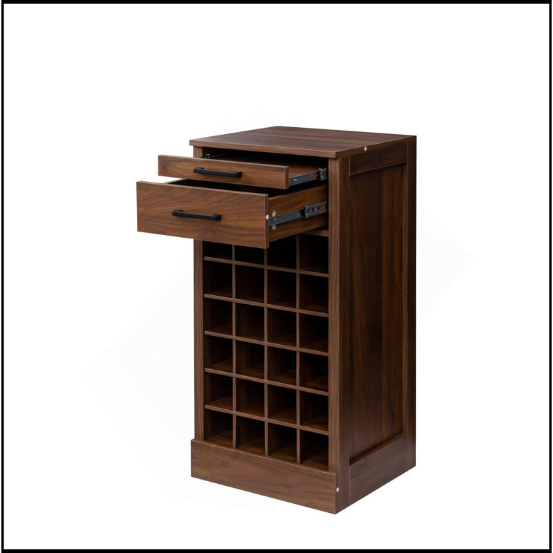 Buffet brun modulaire 24 pièces, Noyer brun