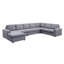 Canapé modulaire réversible 7 places Linen