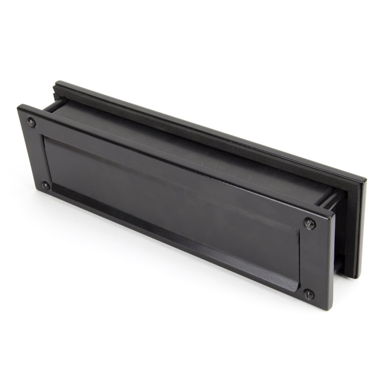 Metal Mail Slot, Black