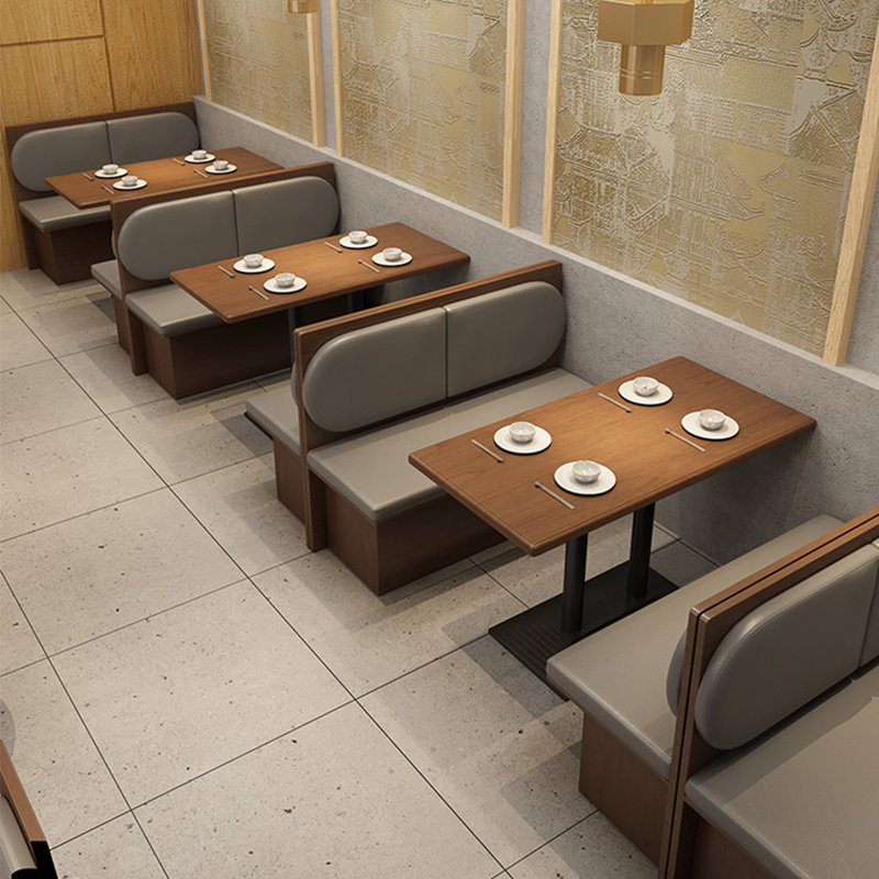 Banquette de restaurant en similicuir