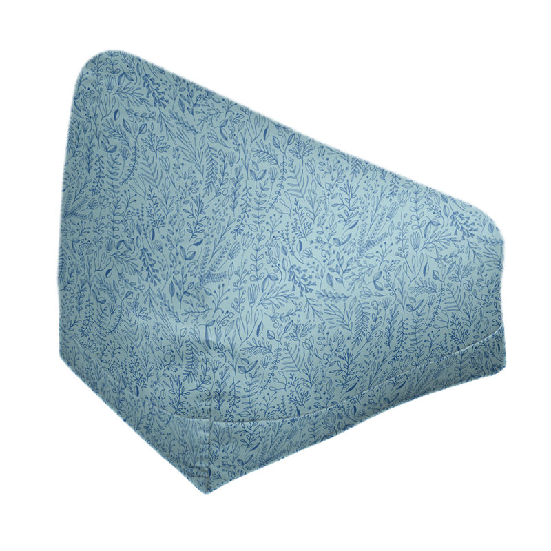 Petite chaise à sacs à billes & Leffel, H 120 po x L 31 po x P 60 po, Bleu, Rembourrage poly