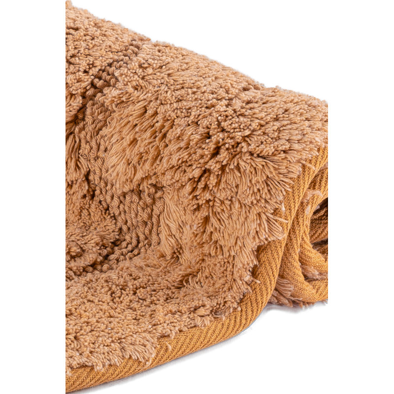 Irinela Cotton Non-Slip Bath Rug, Coffee