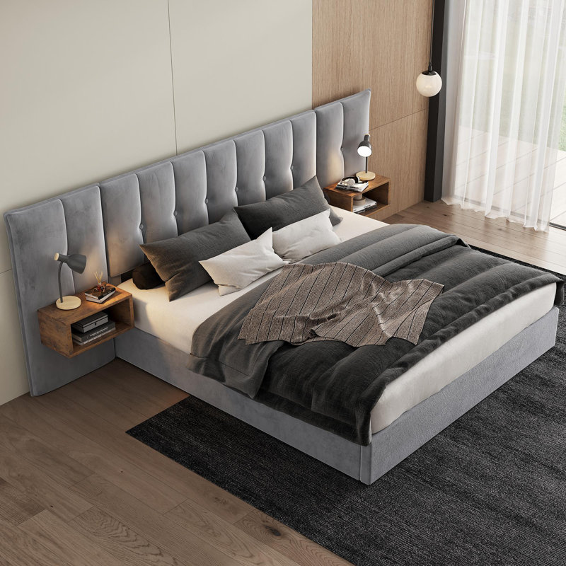 Rozana Upholstered Lift Up Storage Bed